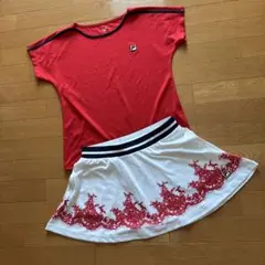 FILA Tシャツとスカートセット Ｌサイズ