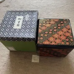 帯梅 浅緑六五三段重　御重箱　梅柄　お重　重箱