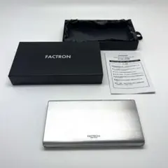 FACTRON ジェラルミン メタル ロングウォレット 航空機素材の金属製長財布 スマホサイズの『 メタルウォレット