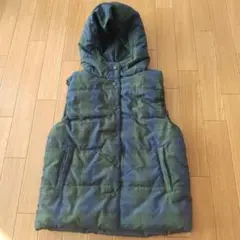 イチ 中綿入り フード付き ベスト
