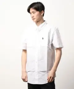 新品タグ付き☆ U.S. POLO ASSN. メンズ　ワイシャツ　半袖　L