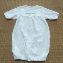 50cm ベビー　ロンパース　白　春秋冬　セレモニー