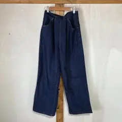 【美品】センスオブプレイス ワイド　フロントフックデニム