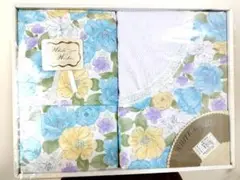 【新品】掛けふとんカバー　敷ふとんカバー　セット　ブルー