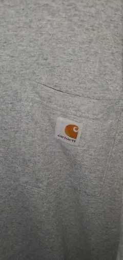 Carhartt グレー Tシャツ ポケット付き