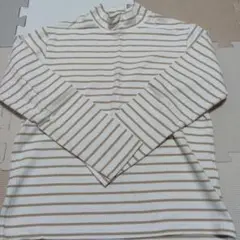 ユニクロ　ヒートテックリブハイネックTシャツ