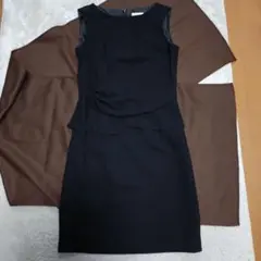 Forly of Femme ブラックペプラムドレス　パーティードレス Sサイズ