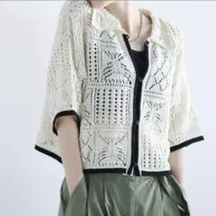 PAGEBOY クロシェシャツ　クロシェ　シャツ　半袖　シャツ