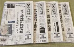 日本経済新聞 8/11(月)-8/15(金)朝刊