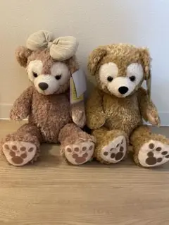 【新品】ダッフィー、シェリーメイ ぬいぐるみセット