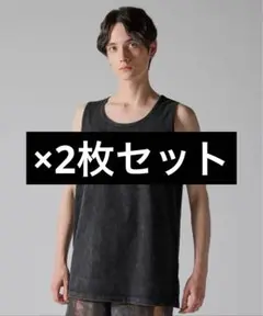 【2枚セット】【CLEL】ハイヴィンテージデザイン タンクトップ