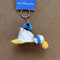 ディズニー　ドナルドキャップキーチェーン