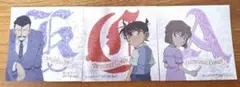 コナンプラザ 特典 キラキライニシャルステッカー　3枚セット