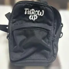 【中古品】WEGO ポシェット　黒のショルダーバッグ　男女　縦長ポシェット