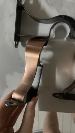カーテンレール用金属製ブラケットセット