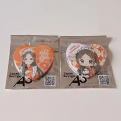倉本千奈 缶バッジ 東京駅 にっぽん、グルメ街道 学マス 一番街