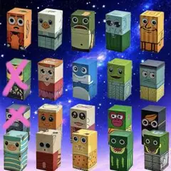 イタリアンブレインロット　磁気ブロック玩具18個セット　マグネット　訳あり