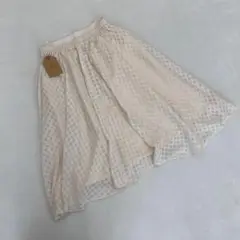 ⭐️ジエンポリアム⭐️ フレアスカート 新品タグ付 純白 デート服 モテコーデ