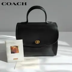 OLD COACH ターンロック ハンドバッグ 9977 黒 ブラック