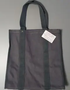 グレーキャンバストートバッグ 内ポケット付