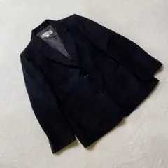 Hammonton ウール ジャケット ブラック 長袖 ポケット付き 13AB2