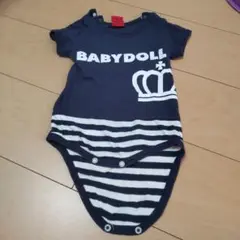 BABYDOLL 王冠プリント ボディスーツ