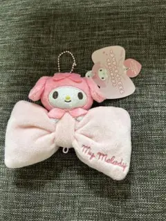 My Melody リボン付きぬいぐるみ マスコットキーホルダー新品