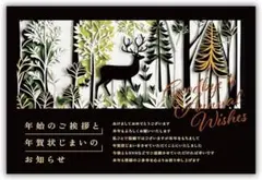 シーズンオフSALE‼️年賀状じまい 20枚入り 私製 印刷済み
