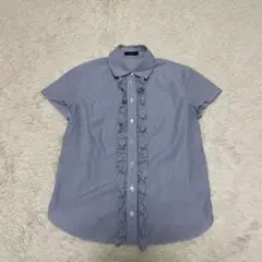 ♡美品♡ KEITH キース シャツ ブラウス 半袖 フリル ストライプ 40