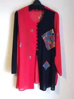 美品　ダジュールロングブラウス