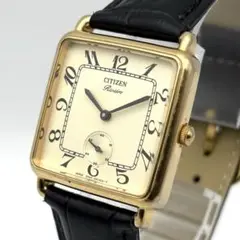 CITIZEN Riviera スモセコ クォーツ 腕時計 メンズ レトロ