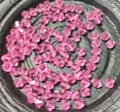 ⑩Swarovski 5301 4.0mm ローズビーズ　100個