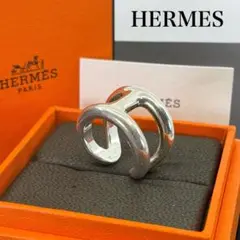 【新品・ミラノ購入】HERMES エルメス オスモズ リング PM53 HERMES - エルメス リング オスモズ PM 53号 シルバー925 大幅
