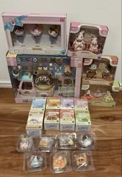 キラキラくじ　シルバニアファミリー　セミコンプ20点