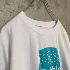 古着 バブルラン アメリカ輸入 プリント Tシャツ 半袖 白色 XLサイズ