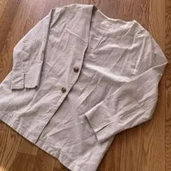 綿麻ベイフロージャケット