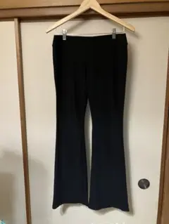 ベリーダンス　レッスン着　パンツ　股上浅め　生地厚手　黒　ヨガ