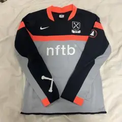 Nike NFTB 長袖ピステ M 黒/グレー/オレンジ