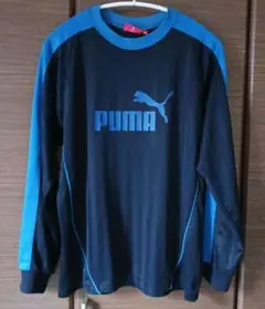 PUMA 長袖Tシャツ ネイビー × ブルー スポーツウェア　160cm