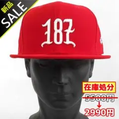 在庫処分 新品 NEW ERA キャップ 187 カリフォルニア ギャングスタ