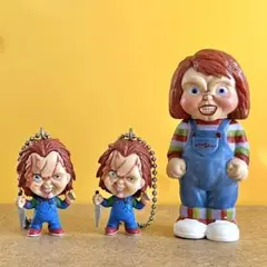 チャッキー ぷらぷらキーホルダー ソフビ チャイルドプレイ
