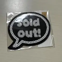 スパンコール吹き出し型ワッペン sold out!