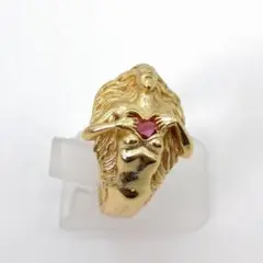 新品!ゴールド リング メンズ 女神 指輪 ジルコニア
レディー