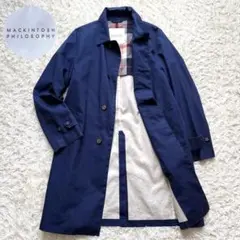 美品✨マッキントッシュフィロソフィー ステンカラーコート ゴム引きコート L