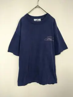 90年代　シングルステッチ　ピコ　Piko　Tシャツ　ネイビー　メンズL　ロゴ入
