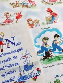 WINDHAM FABRICS など　チルドレン　プリント生地　３枚セット
