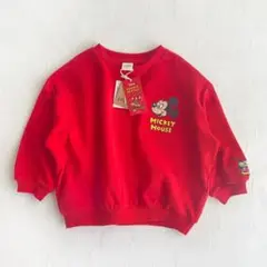 【専用】100 ディズニー トレーナー 刺繍 ミッキー 子供服 キッズ服冬服