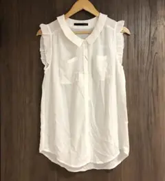 【新品】Heather フリル袖シャツ/ノースリーブ