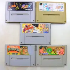 ボンバーマン すーぱー原人などハドソン作品5点