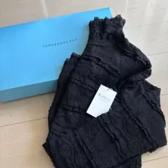 Ballery ブラック レース長袖ニット